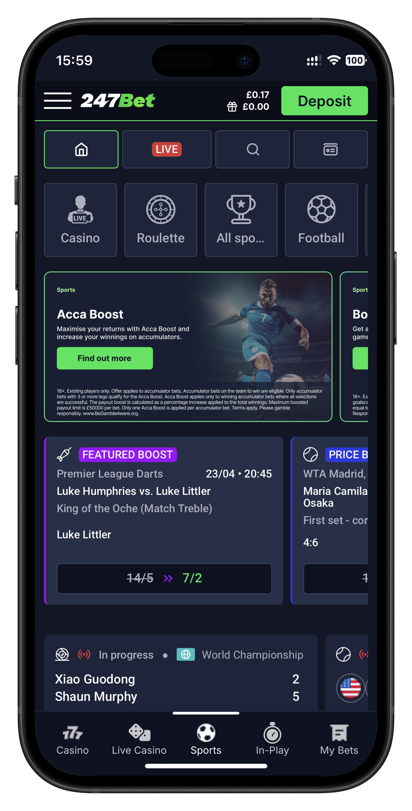 247bet app homepage