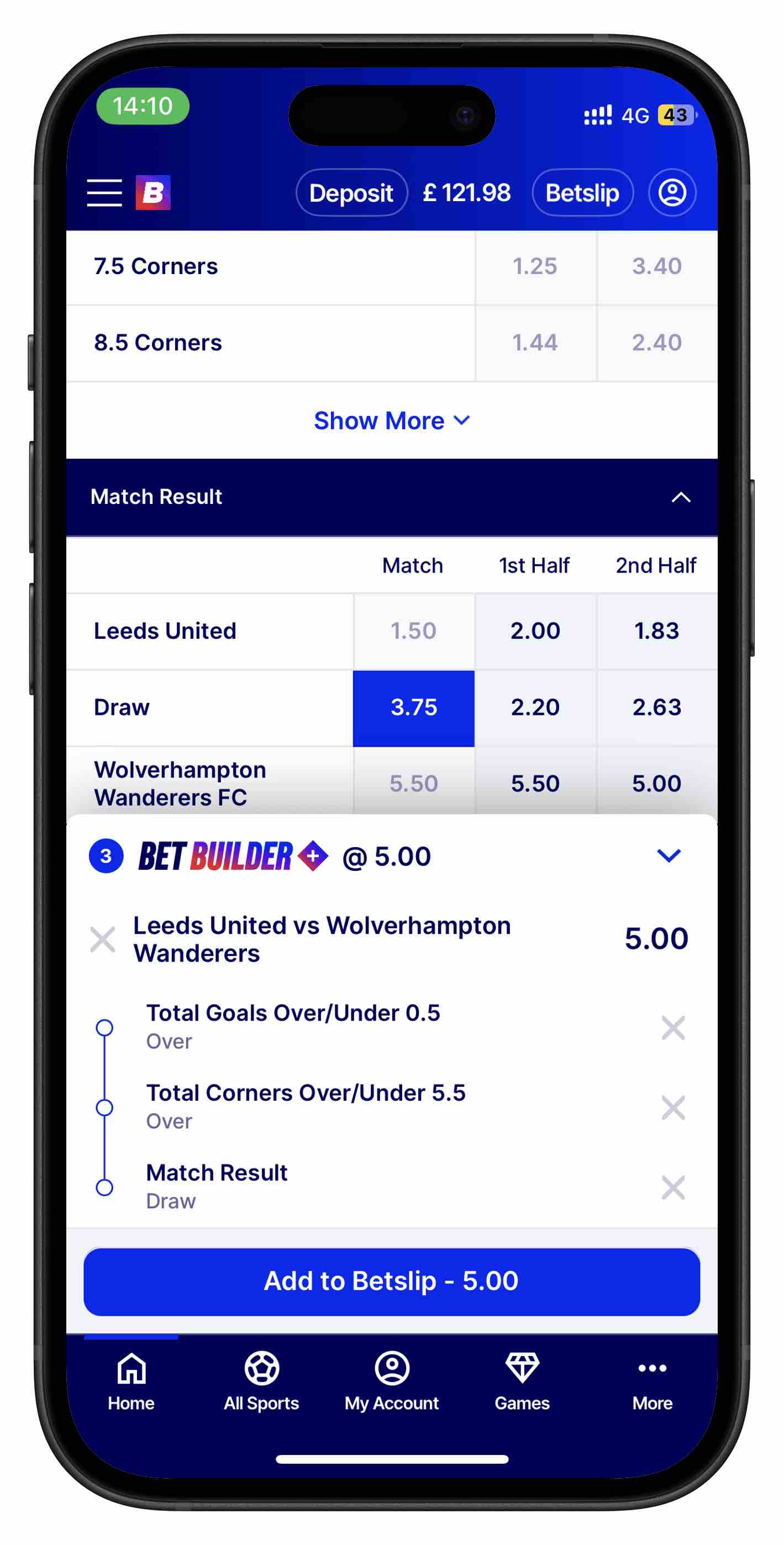betfred app bet builder step 3