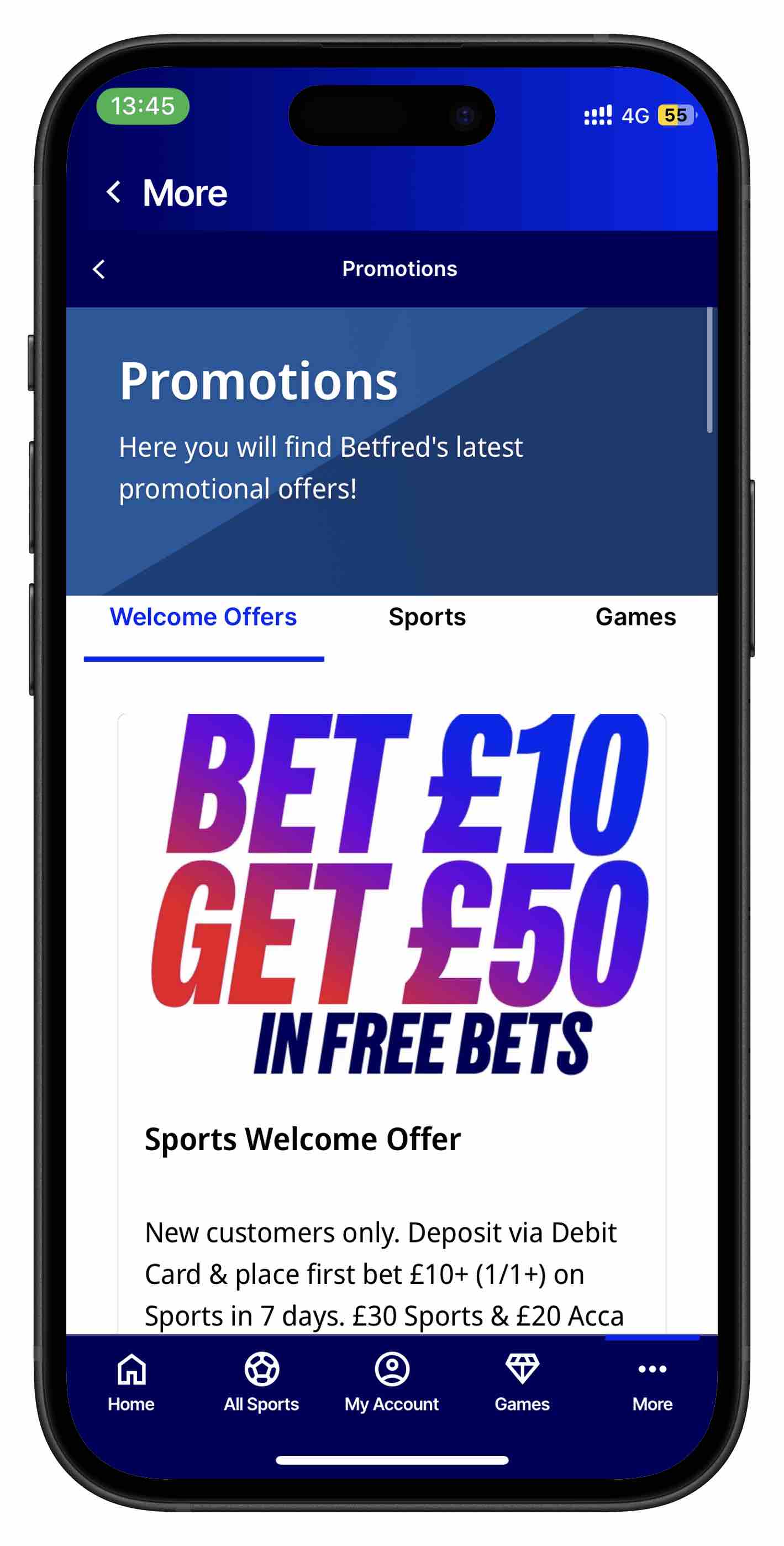 betfred app promotions