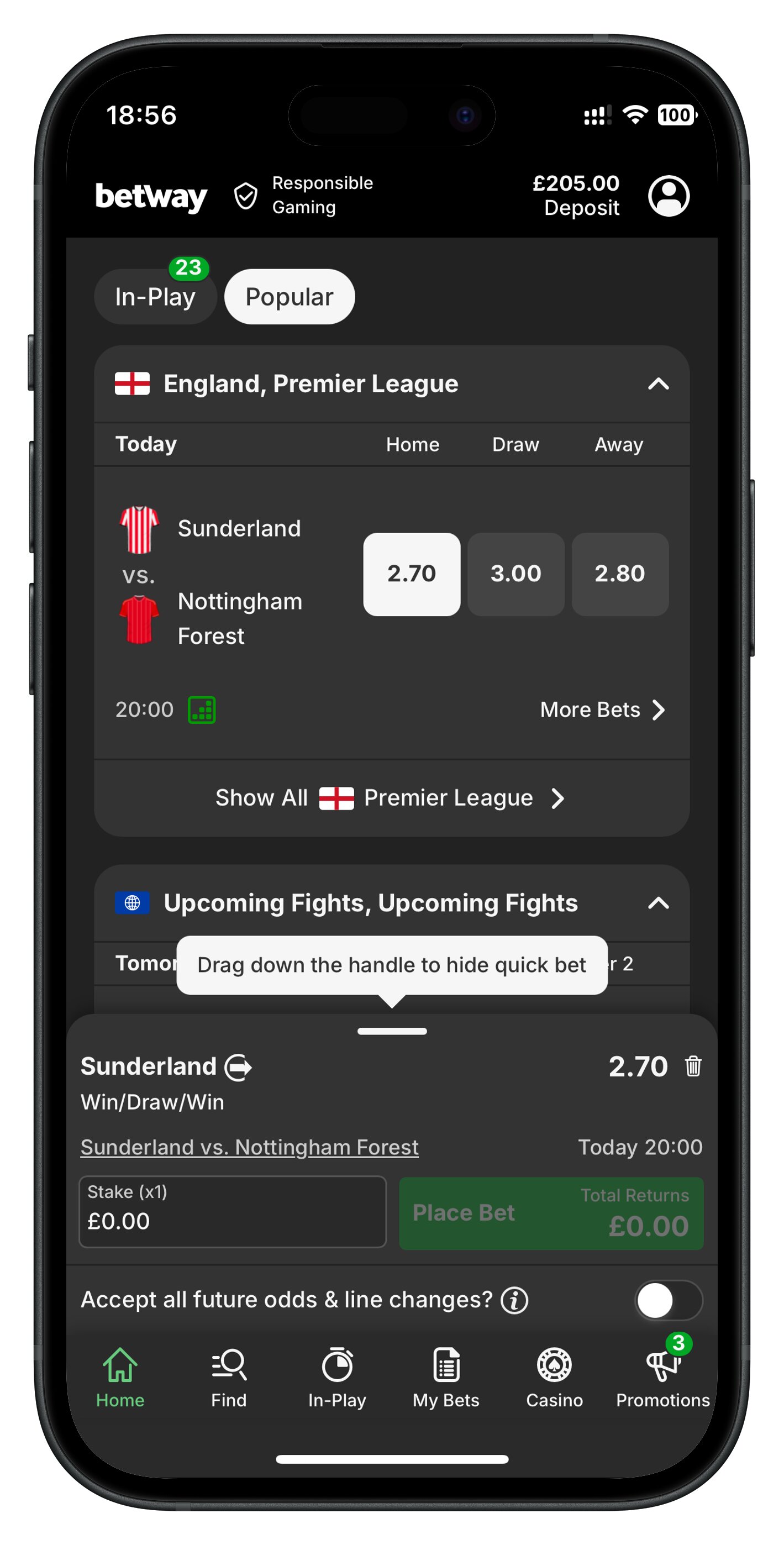 betway app bet