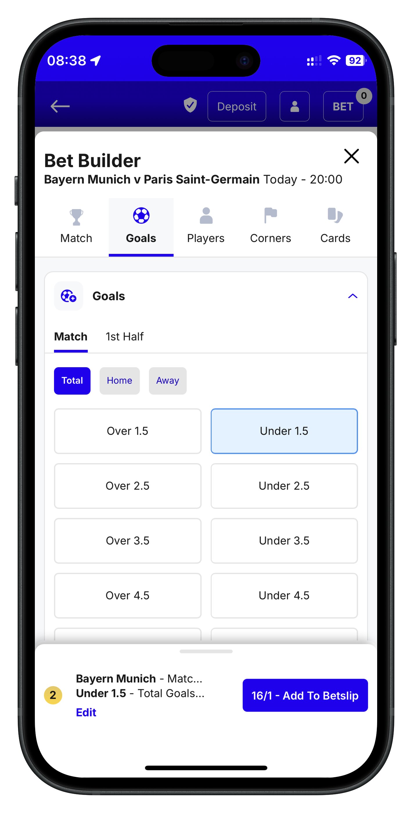boylesports app bet builder add to betslip