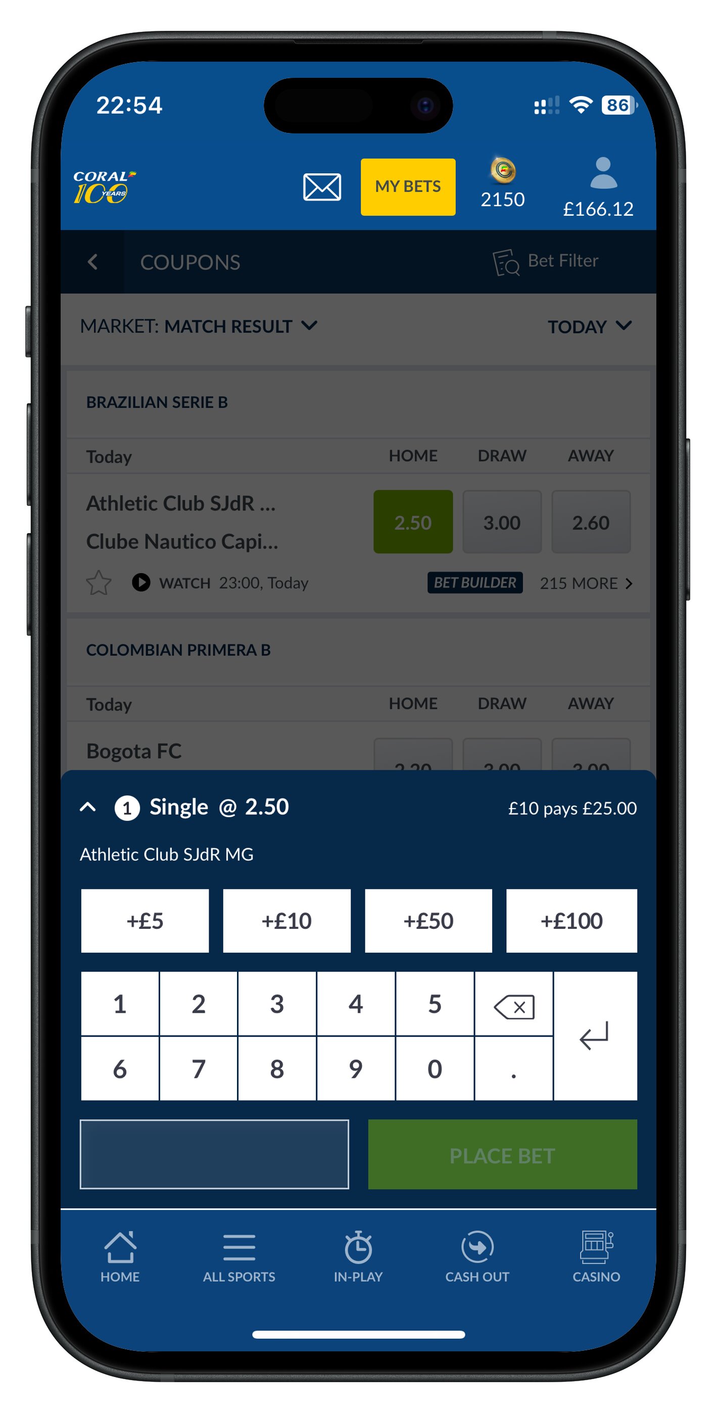 coral app bet