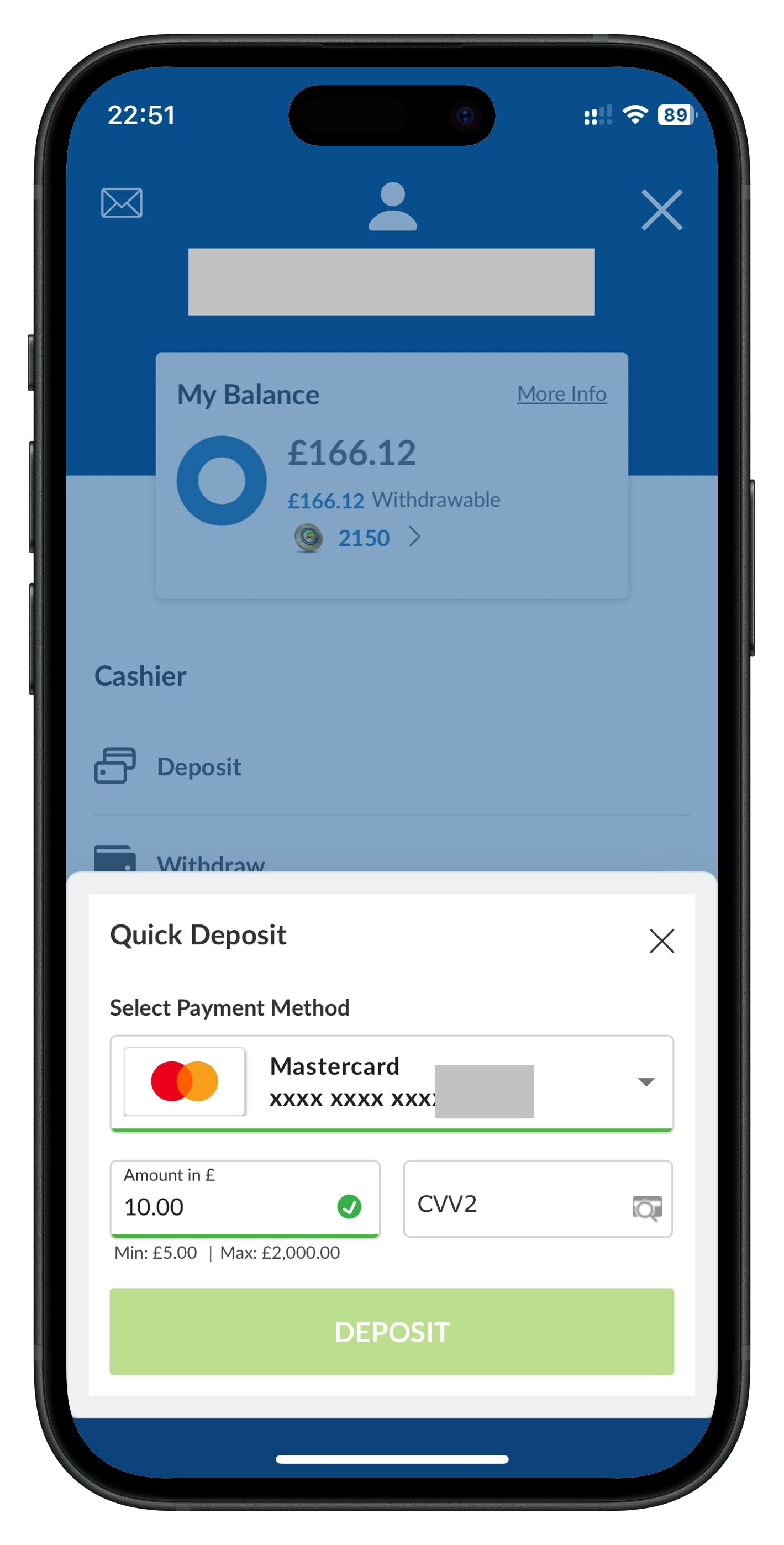 coral app deposit