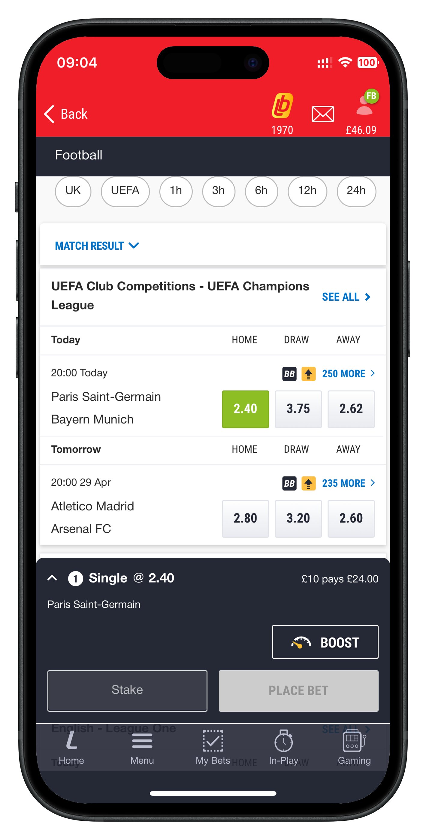 ladbrokes app bet