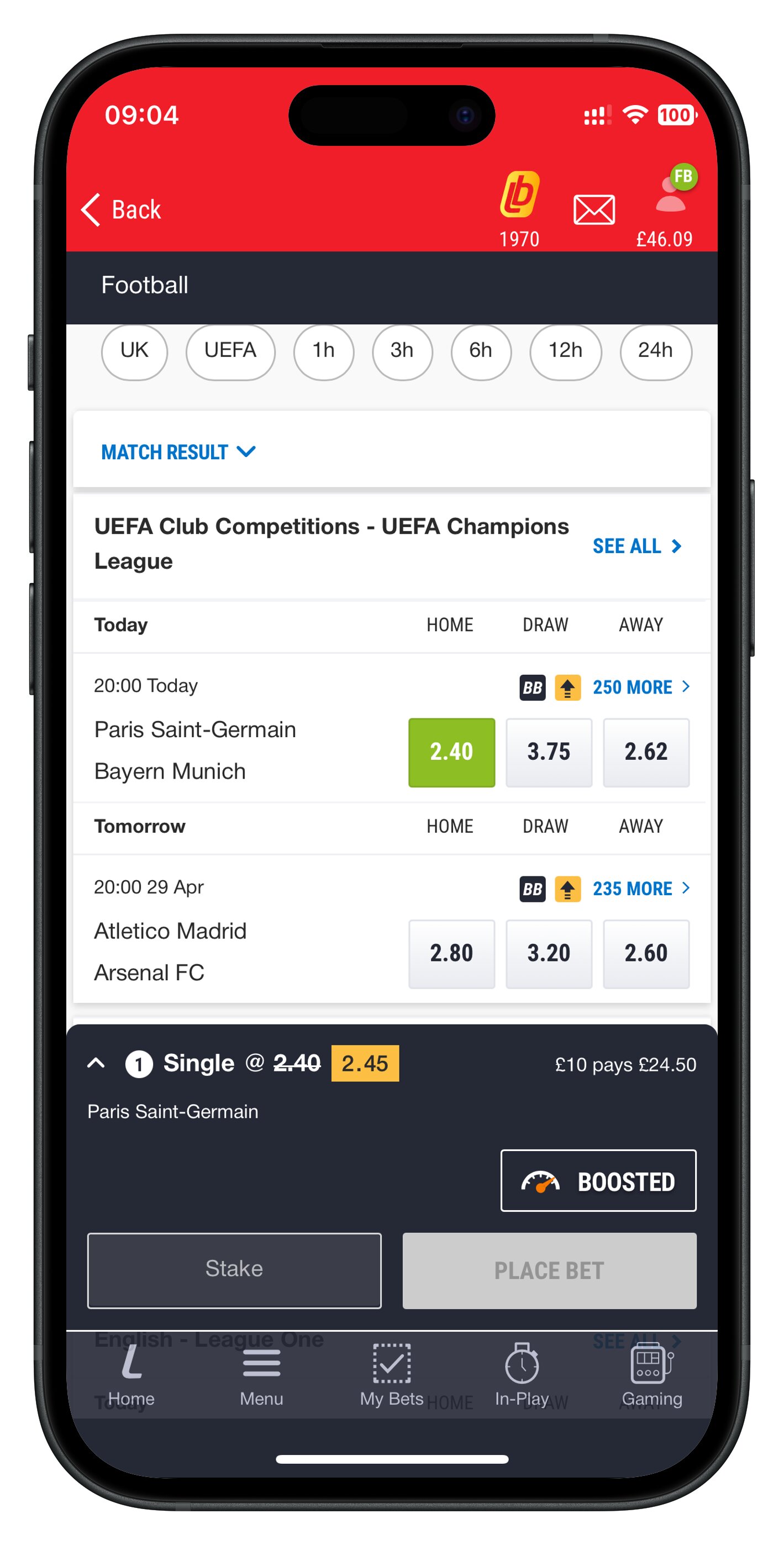 ladbrokes app bet boost