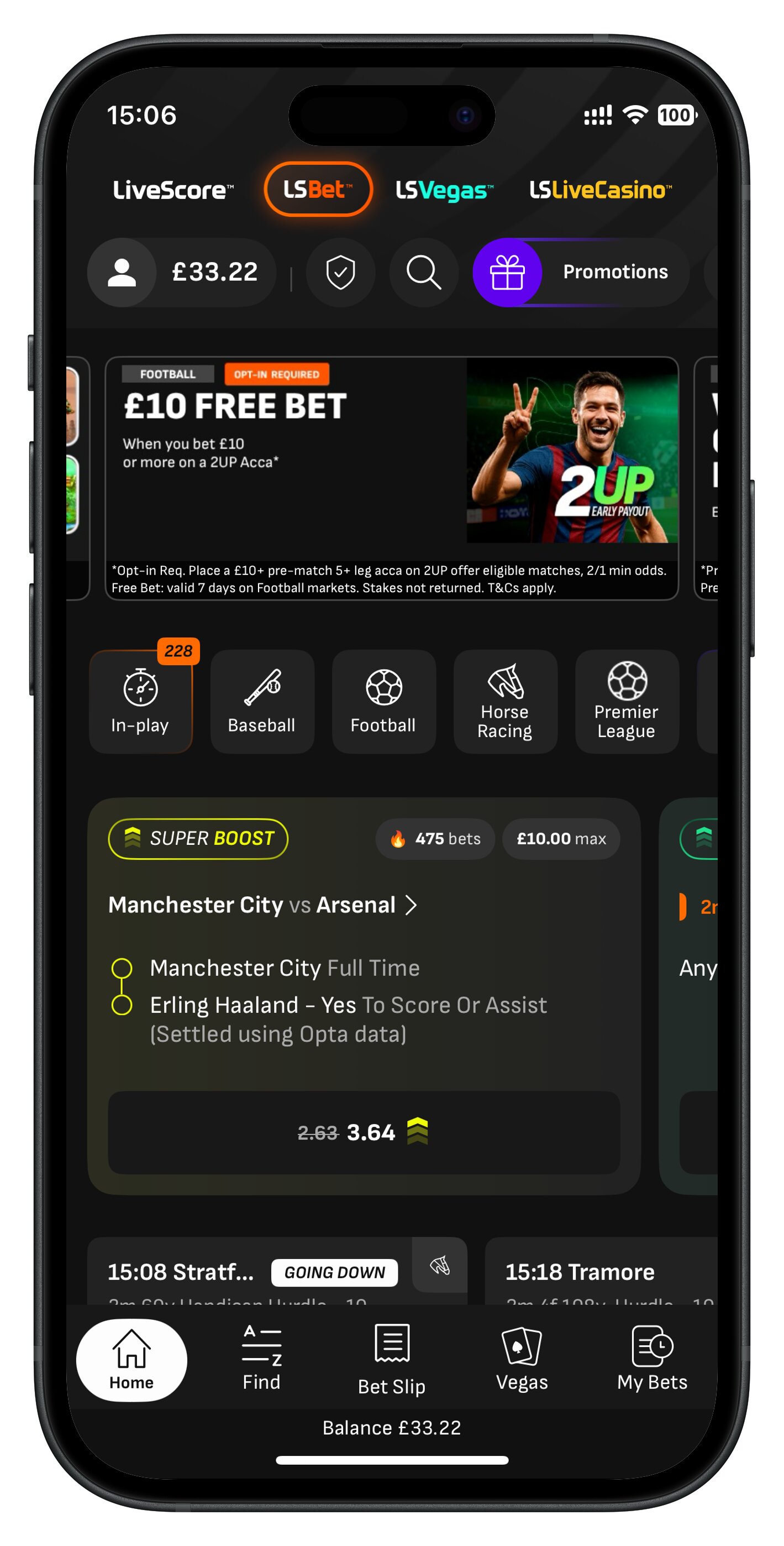 livescorebet app homepage