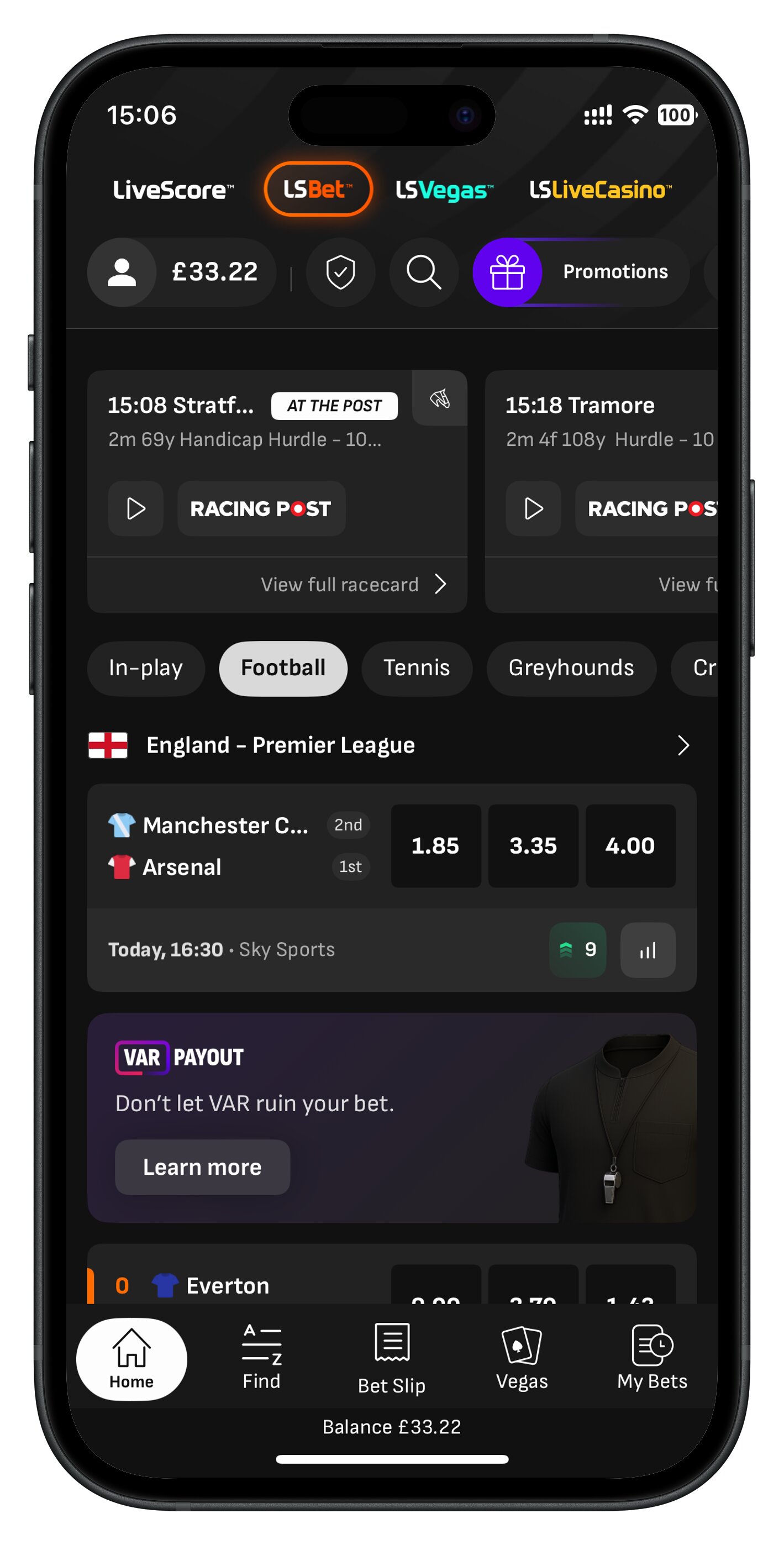 livescorebet app matches