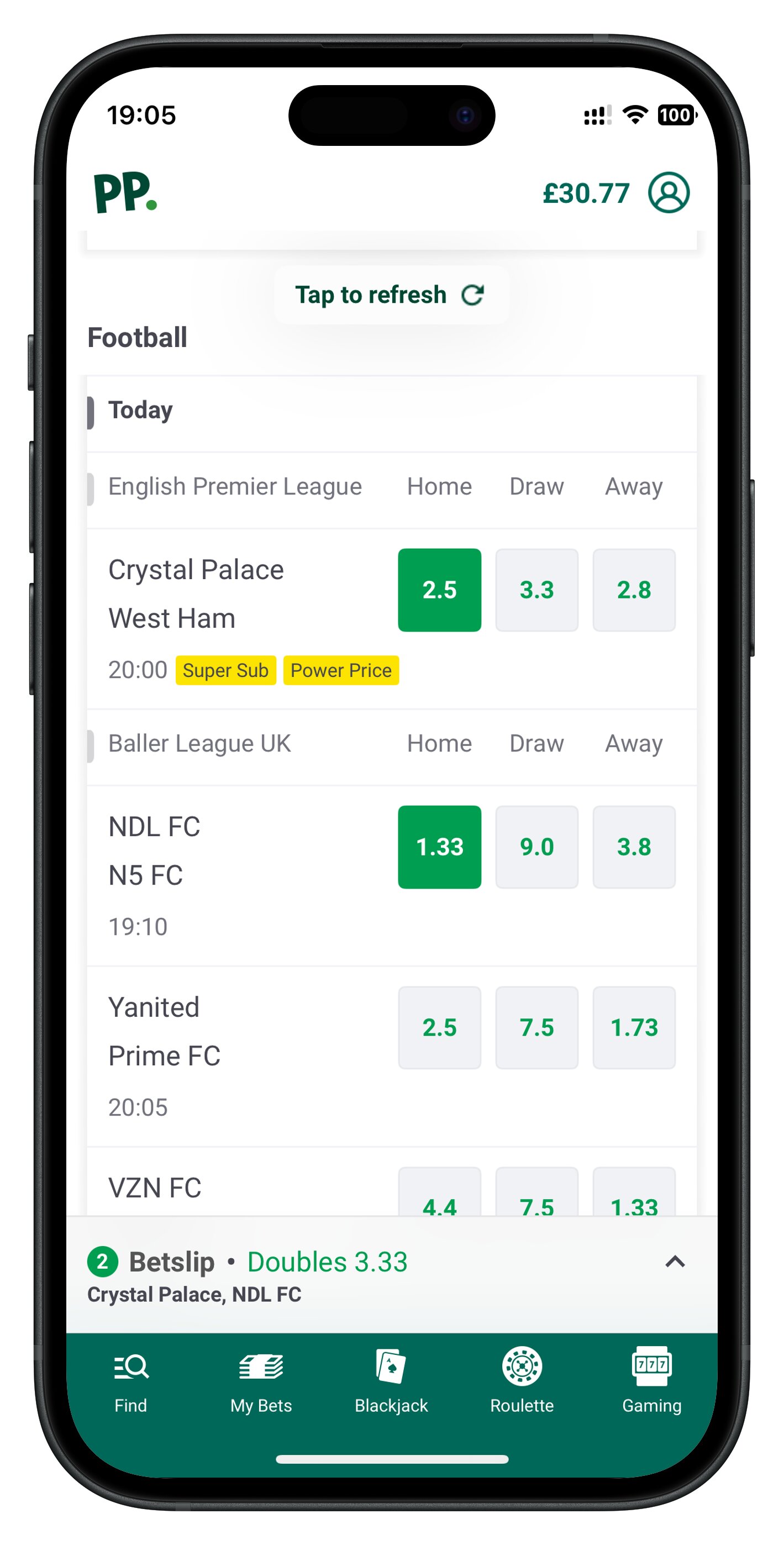 Paddy Power acca selections