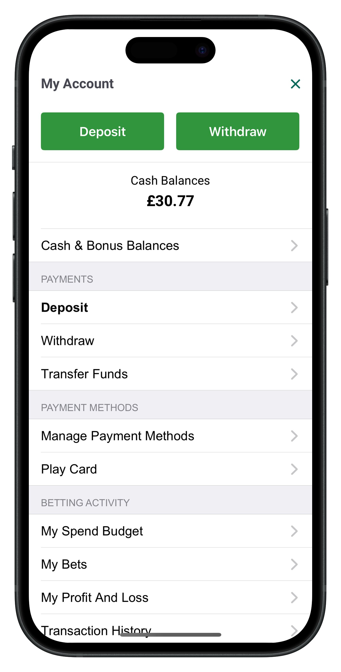 paddypower app account