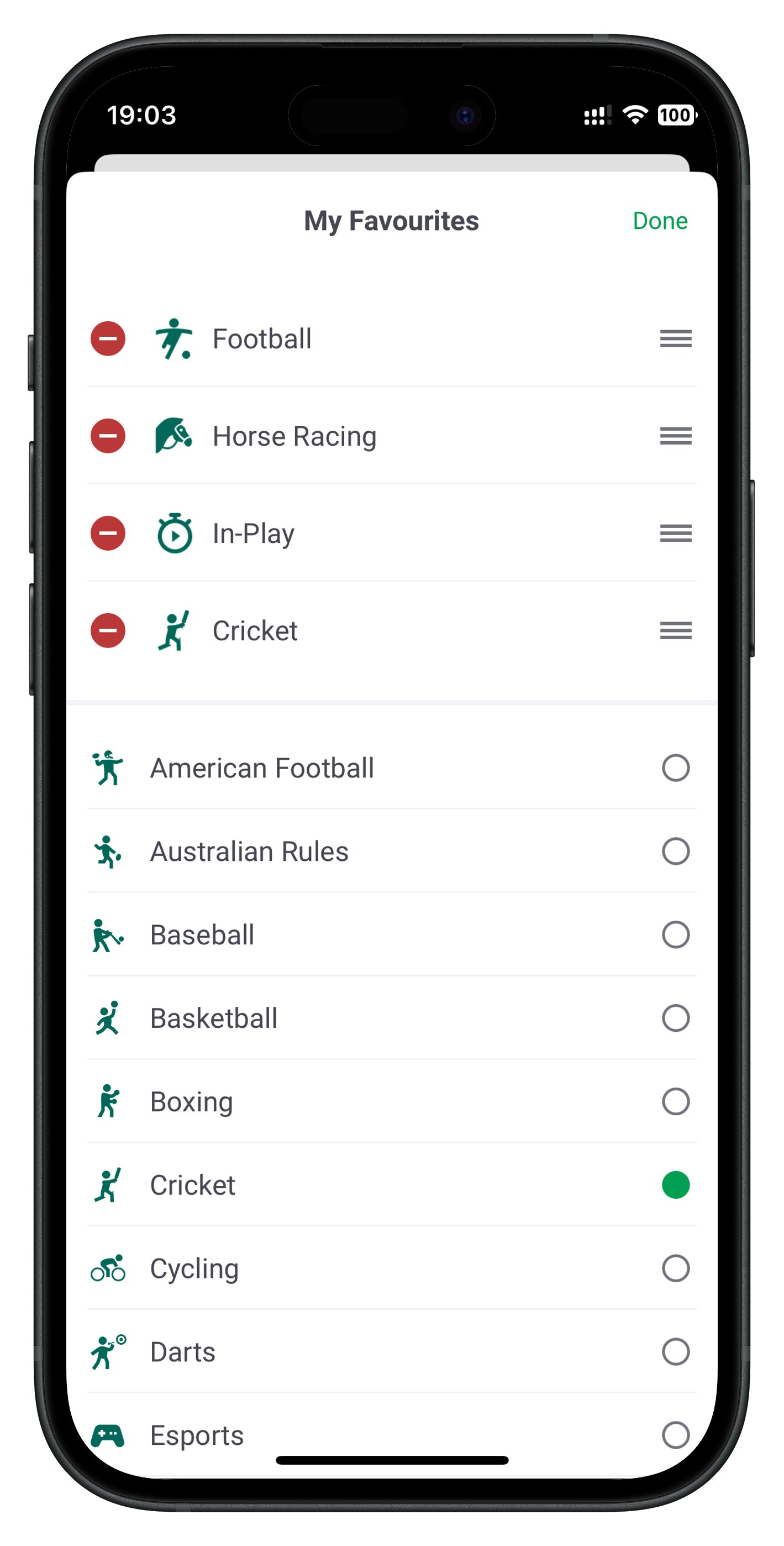 paddypower app favorited