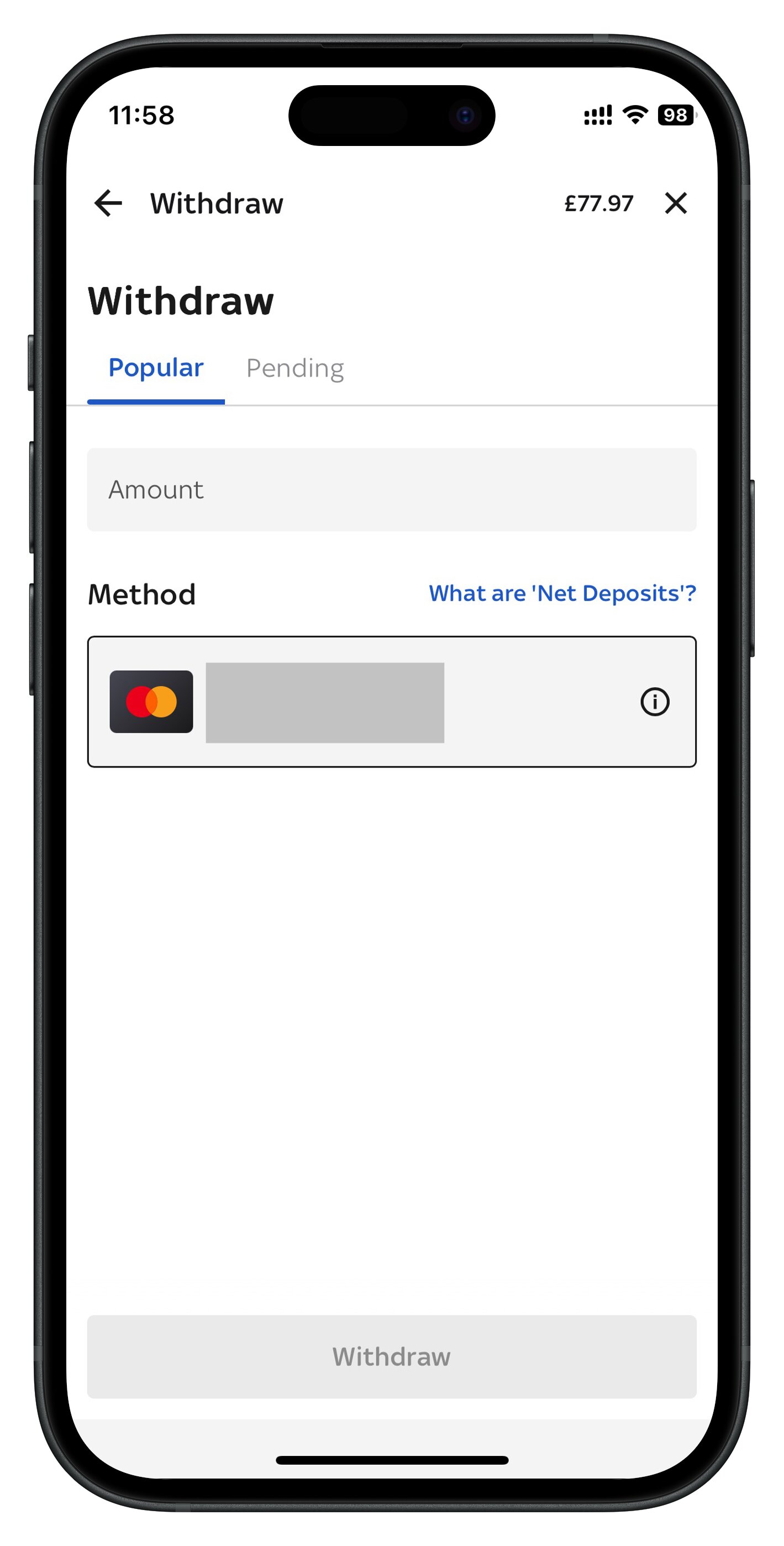 skybet app withdraw