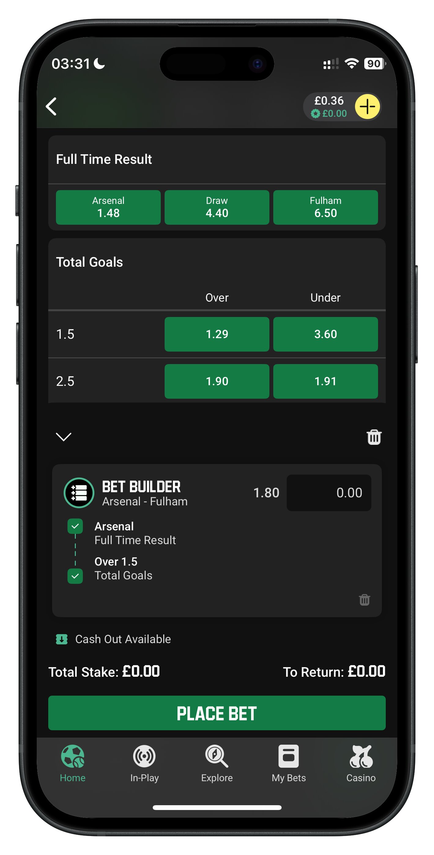 unibet app bet builder betslip