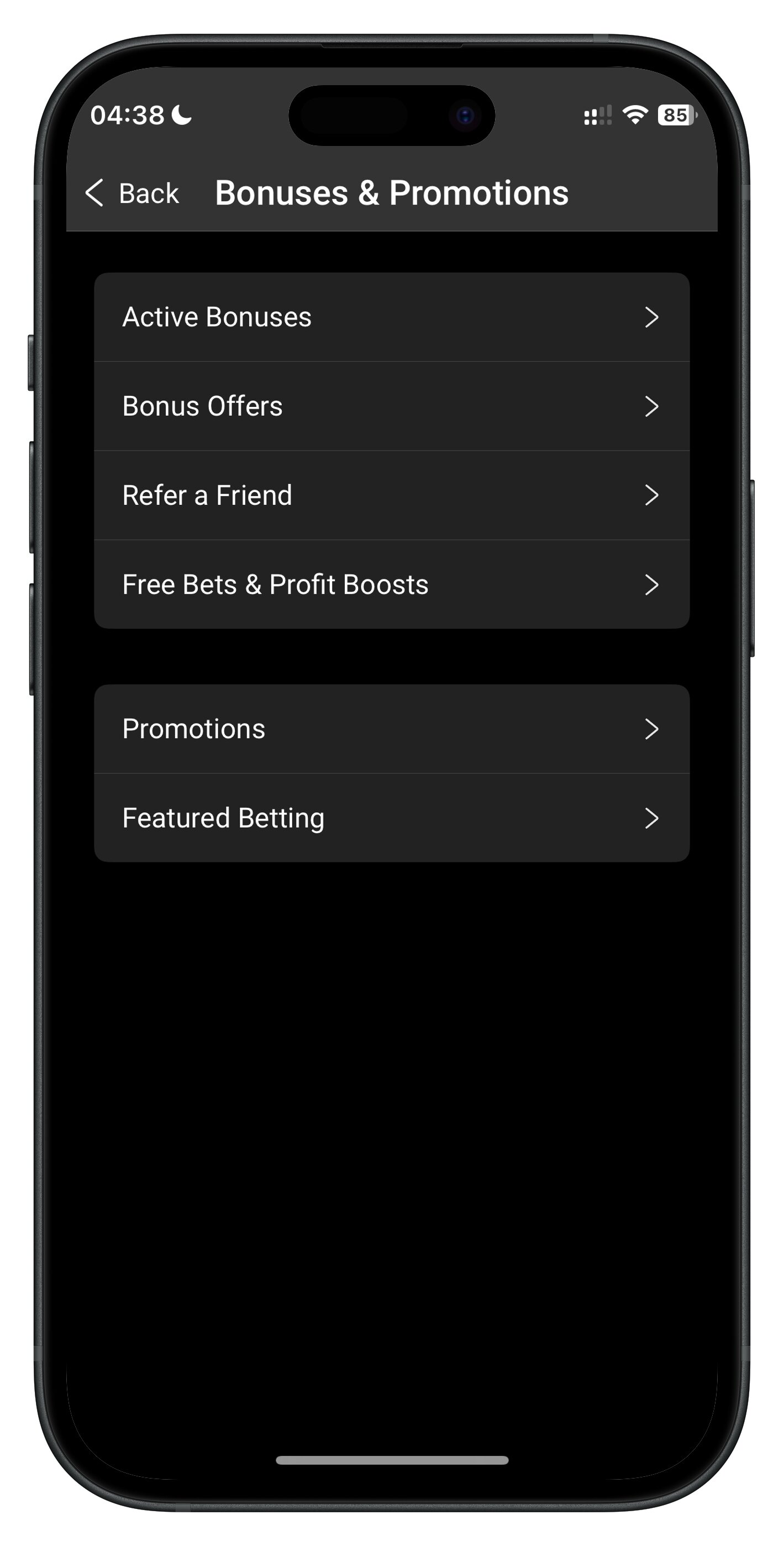 unibet app bonuses and promotions page