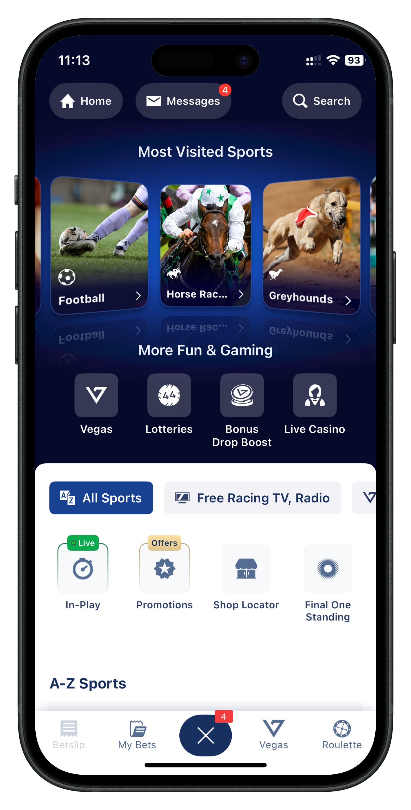 williamhill app menu
